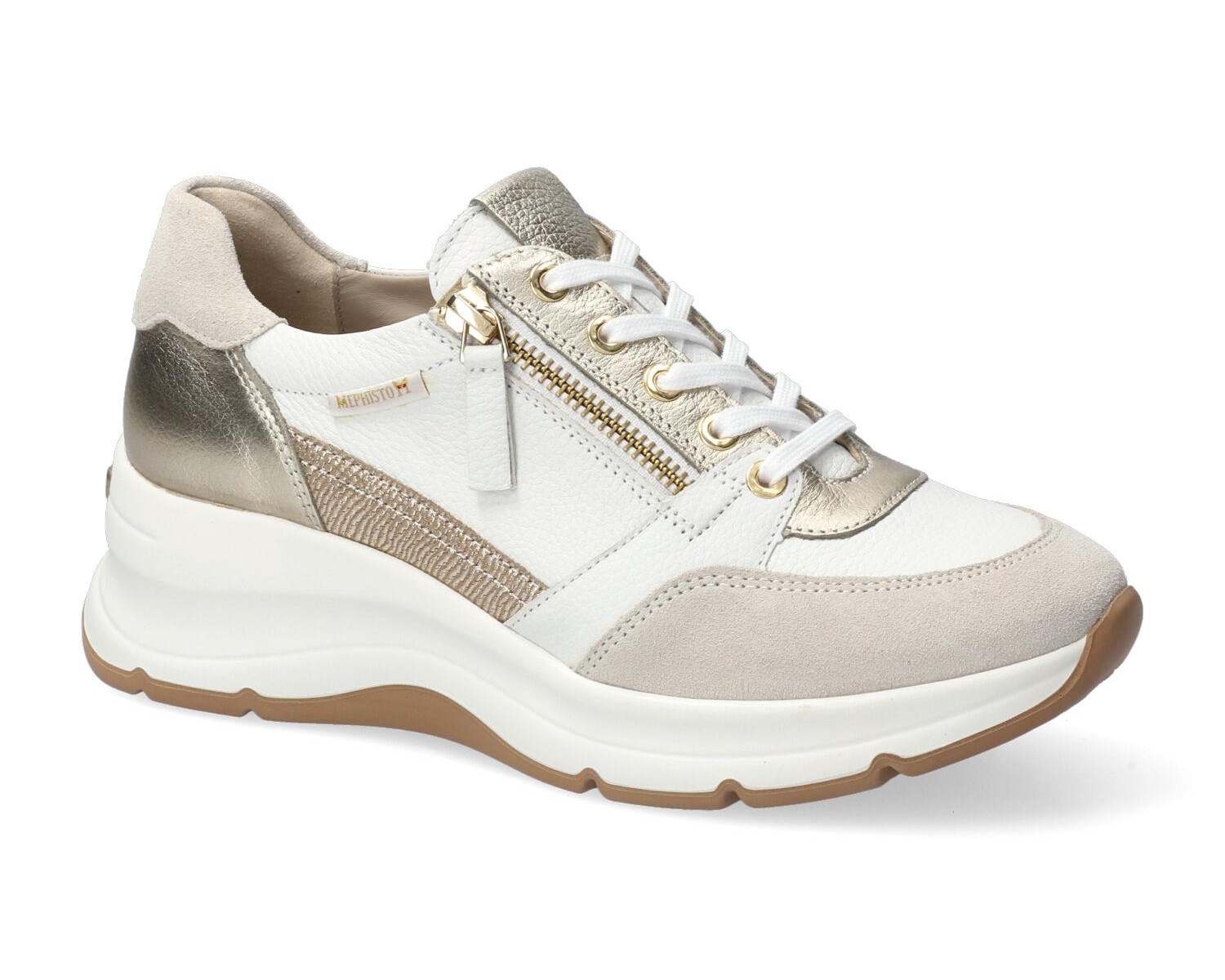 lacets femme modèle Hanouk Blanc casse - Mephisto